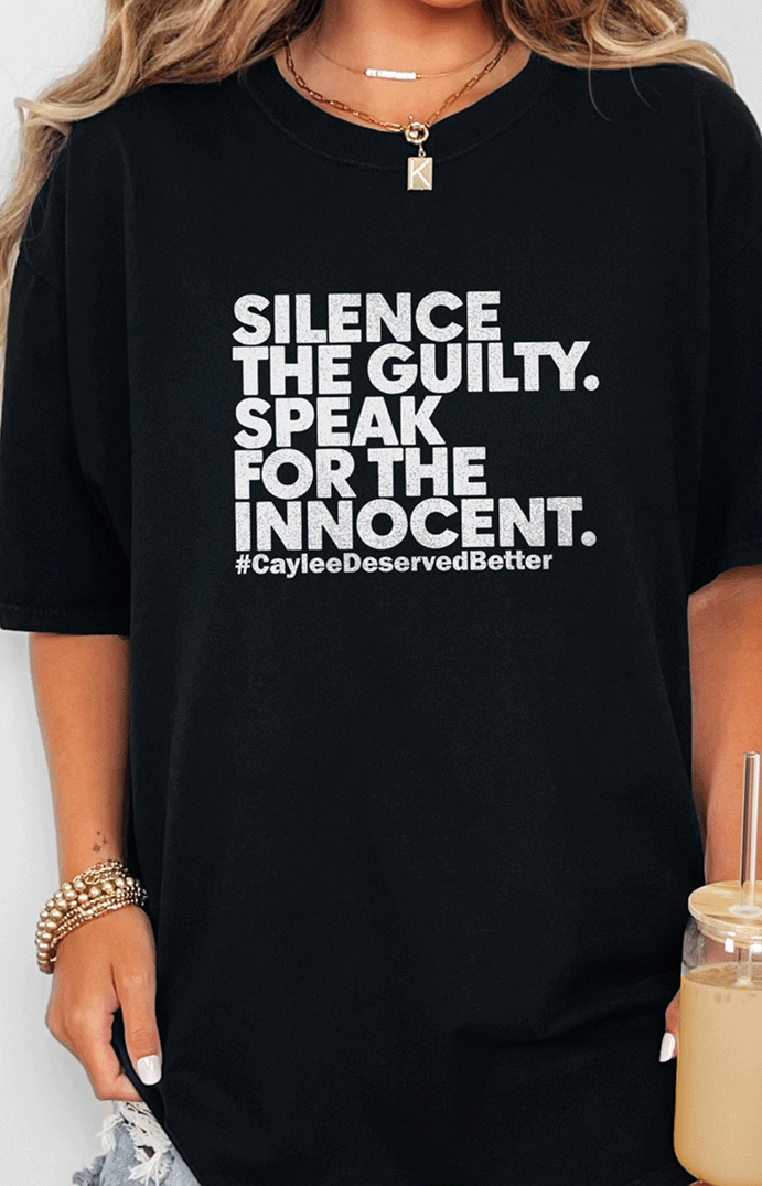 T-Shirt Black / S Silence The Guilty Tee
