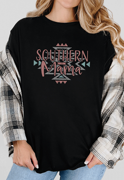 T-Shirt Black / S Southern Mama Tee