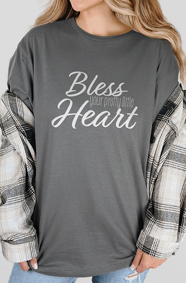 T-Shirt Charcoal / S Bless Your Heart Tee