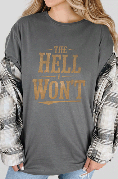 T-Shirt Charcoal / S The H I Wont Tee