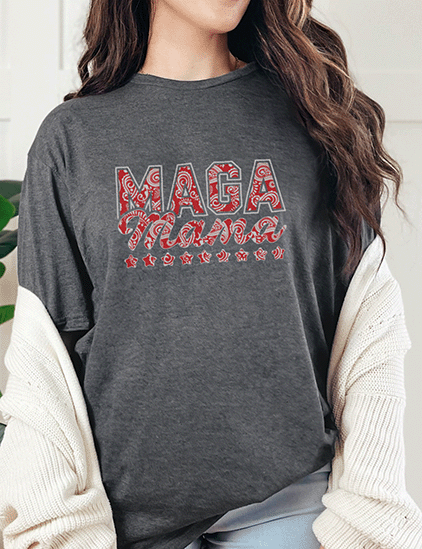 T-Shirt Dark Heather / S Maga Mama Tee