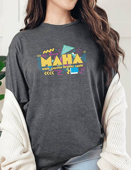 T-Shirt Dark Heather / S Make America Healthy Again Tee