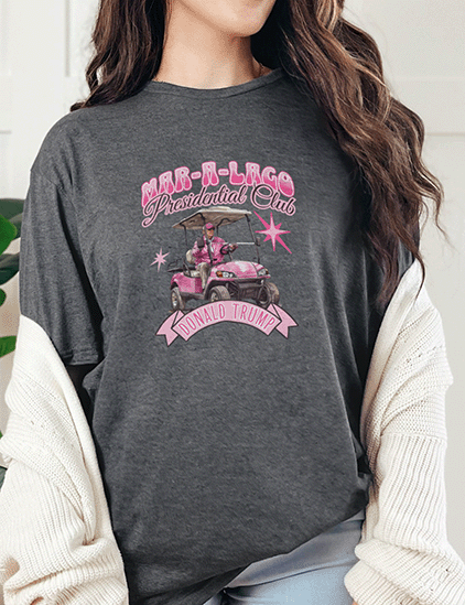 T-Shirt Dark Heather / S Mar-A-Lago Presidential Club Tee