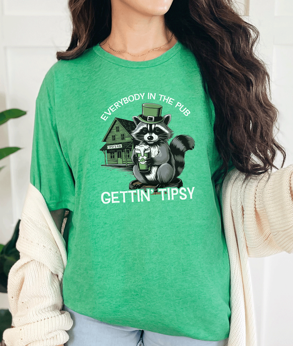 T-Shirt Heather Irish Green / S Gettin' Tipsy Tee