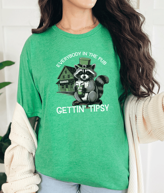 T-Shirt Heather Irish Green / S Gettin' Tipsy Tee