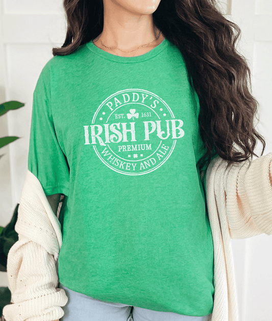 T-Shirt Heather Irish Green / S Paddys Irish Pub Tee Green