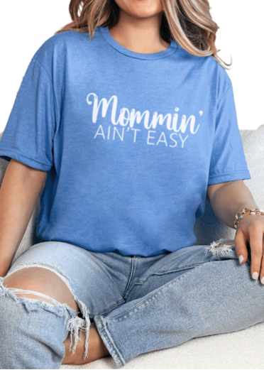 T-Shirt Heather Royal / S Mommin' Tee