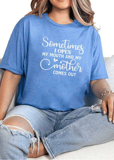 T-Shirt Heather Royal / S My Mother Tee