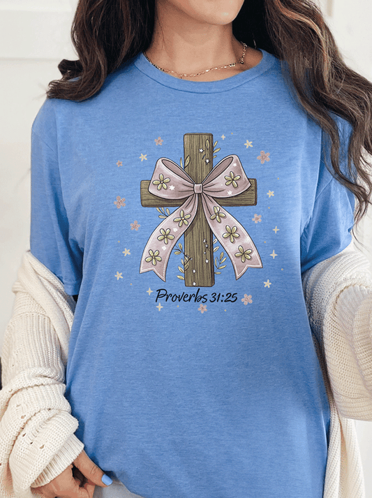 T-Shirt Heather Royal / S Proverbs 3125 Tee