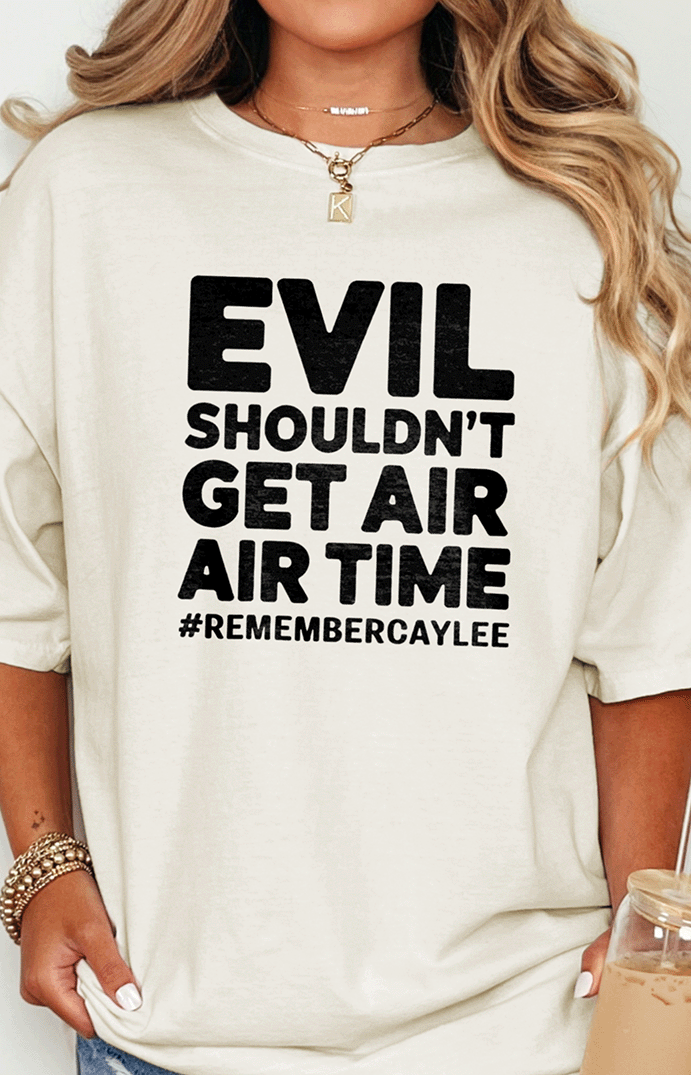 T-Shirt Ivory / S Evil Shouldn't Get Air Time Tee
