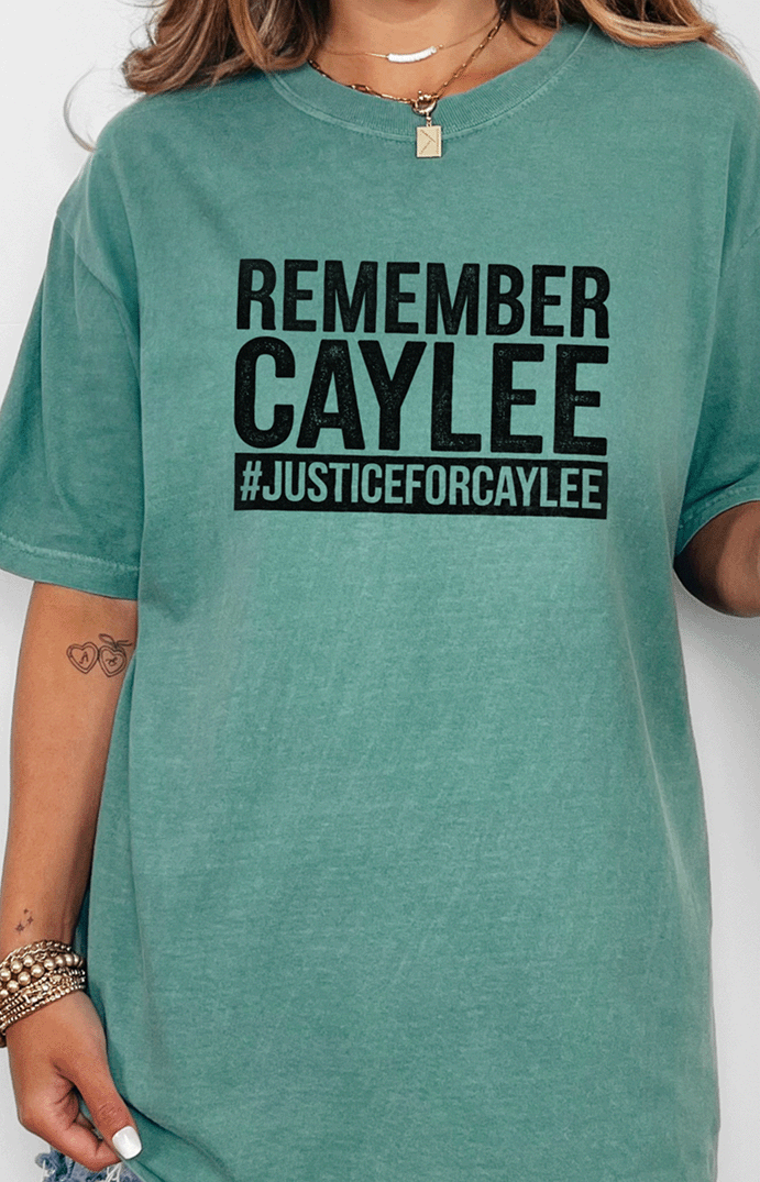 T-Shirt Light Green / S Remember Caylee Tee