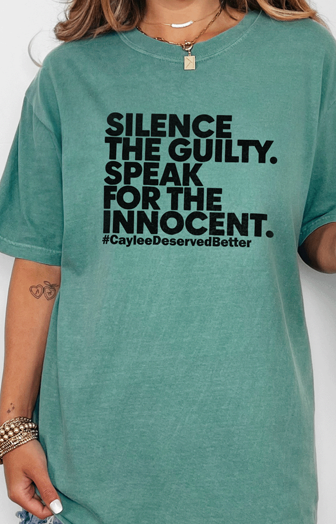 T-Shirt Light Green / S Silence The Guilty Tee