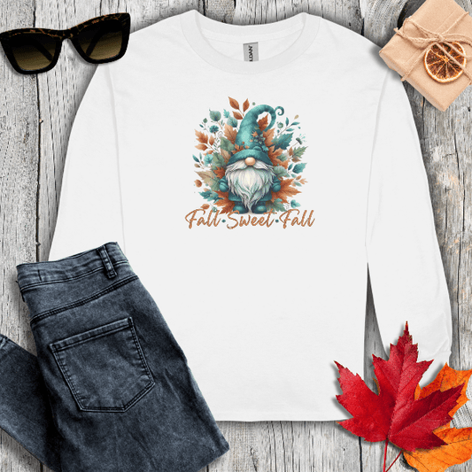 Long-sleeve S / White Fall Sweet Fall Long Sleeve Tee
