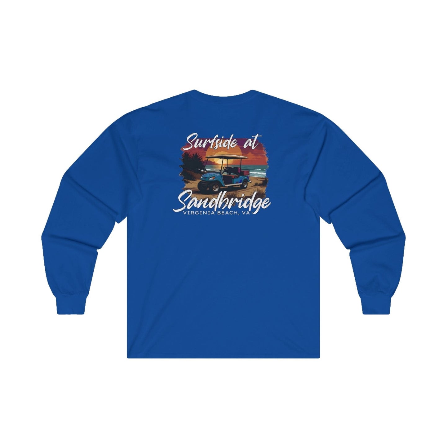 Long-sleeve Surfside at Sandbridge Virginia Golf Cart Long Sleeve Tee