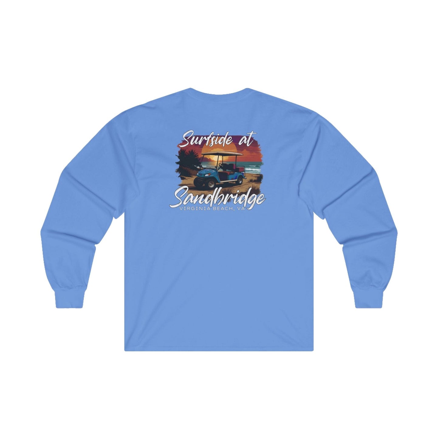 Long-sleeve Surfside at Sandbridge Virginia Golf Cart Long Sleeve Tee