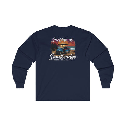 Long-sleeve Surfside at Sandbridge Virginia Golf Cart Long Sleeve Tee