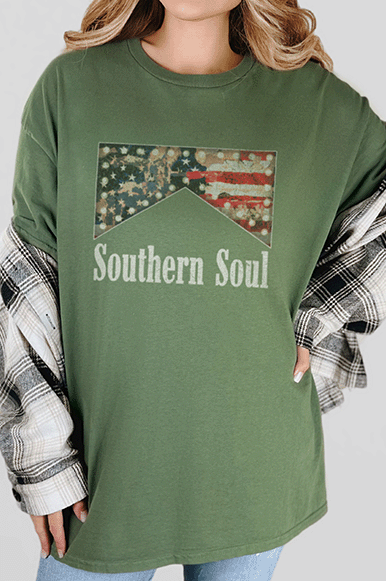 T-Shirt Military Green / S Southern Soul Tee