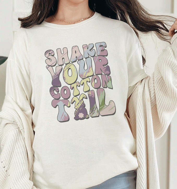 T-Shirt Natural / S Shake Your Cotton Tail Tee