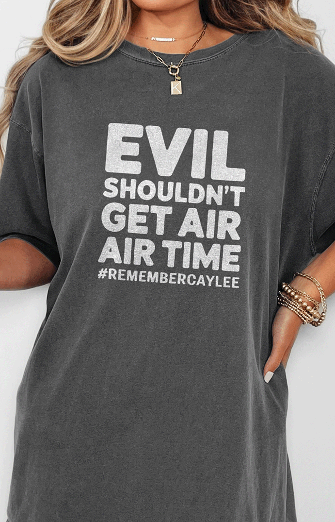 T-Shirt Pepper / S Evil Shouldn't Get Air Time Tee