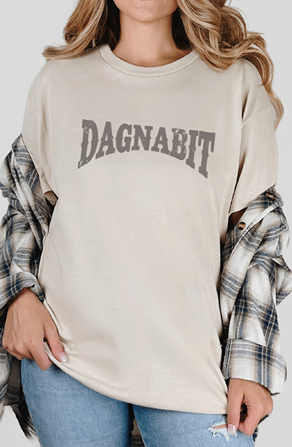T-Shirt Sand / S Dagnabit Tee