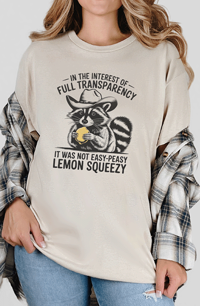 T-Shirt Sand / S Easy-Peasy Lemon Squeezy Tee