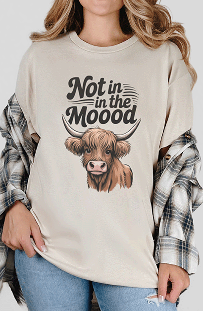T-Shirt Sand / S Not in the Moood Tee