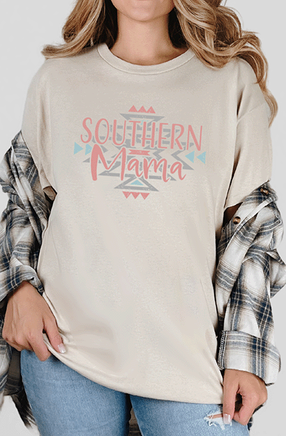 T-Shirt Sand / S Southern Mama Tee