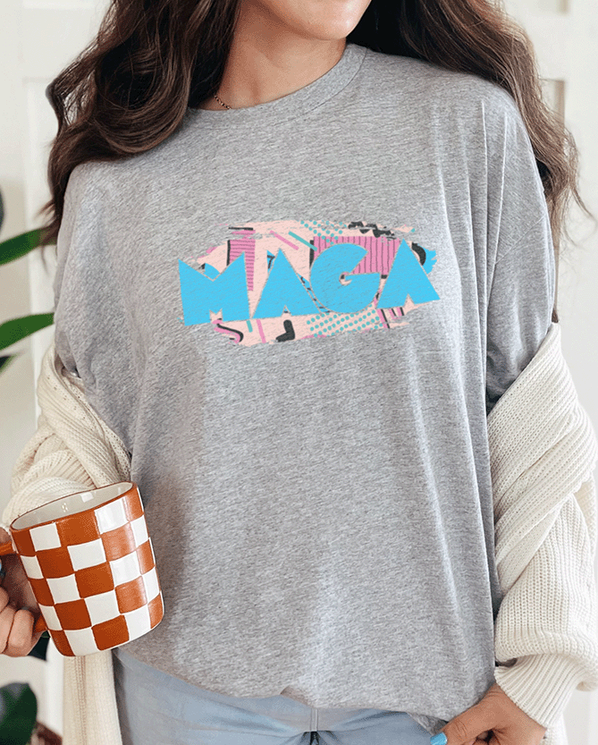 T-Shirt Sport Grey / S 90's MAGA Tee