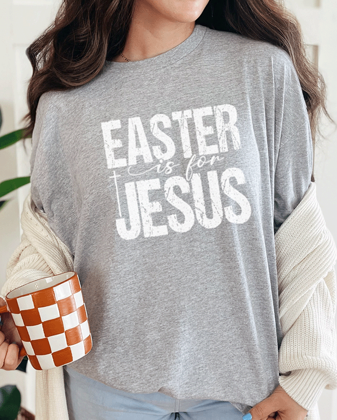 T-Shirt Sport Grey / S Easter Is For Jesus Tee