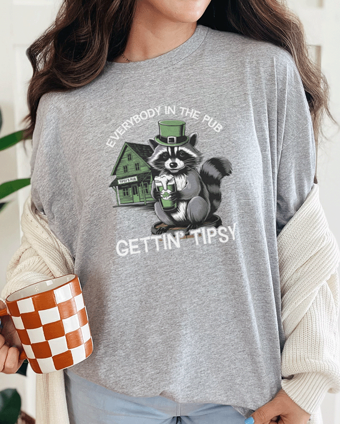T-Shirt Sport Grey / S Gettin' Tipsy Tee