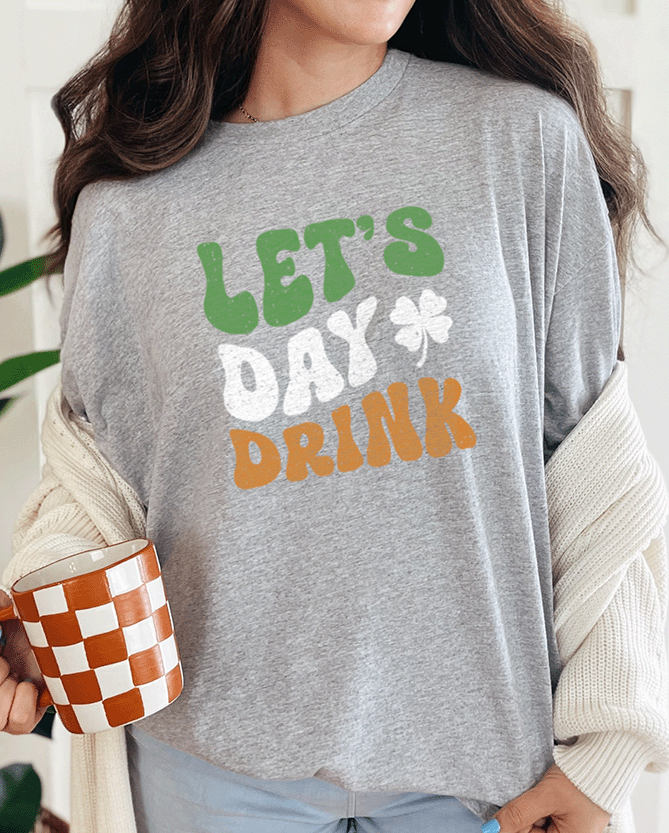 T-Shirt Sport Grey / S Let's Day Drink Tee