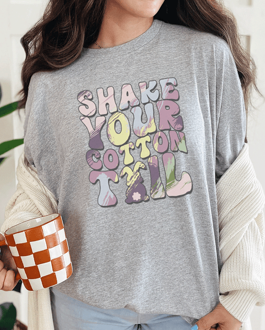 T-Shirt Sport Grey / S Shake Your Cotton Tail Tee
