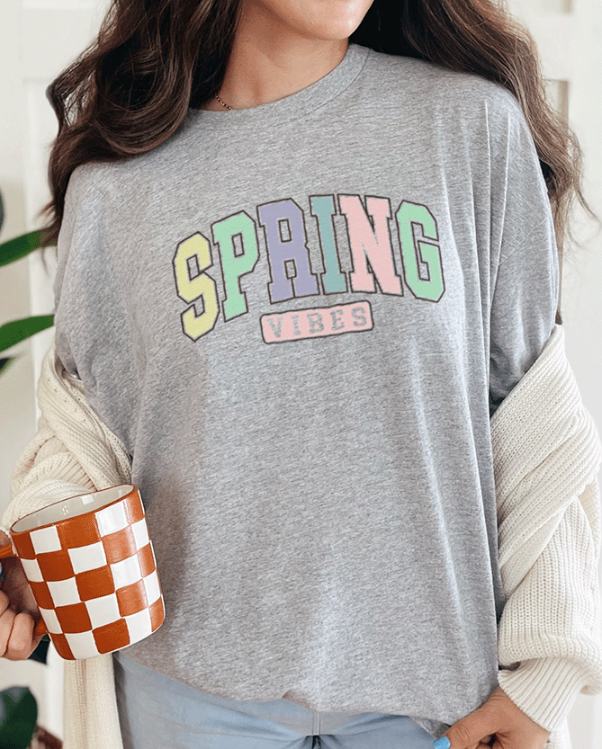 T-Shirt Sport Grey / S Spring Vibes Tee