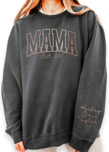 Sweatshirt Pepper / S Mama's Est. Comfort Colors® Sweatshirt