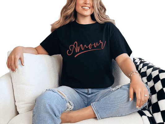 T-Shirt Black / S Amour Tee