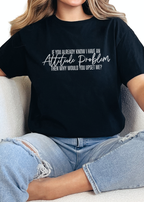 T-Shirt Black / S Attitude Tee