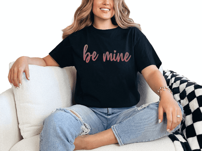 T-Shirt Black / S Checkered Be Mine Tee