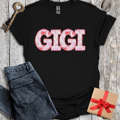 T-Shirt Black / S Gigi Watercolor Tee