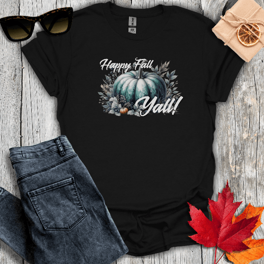 T-Shirt Black / S Happy Fall Yall Tee