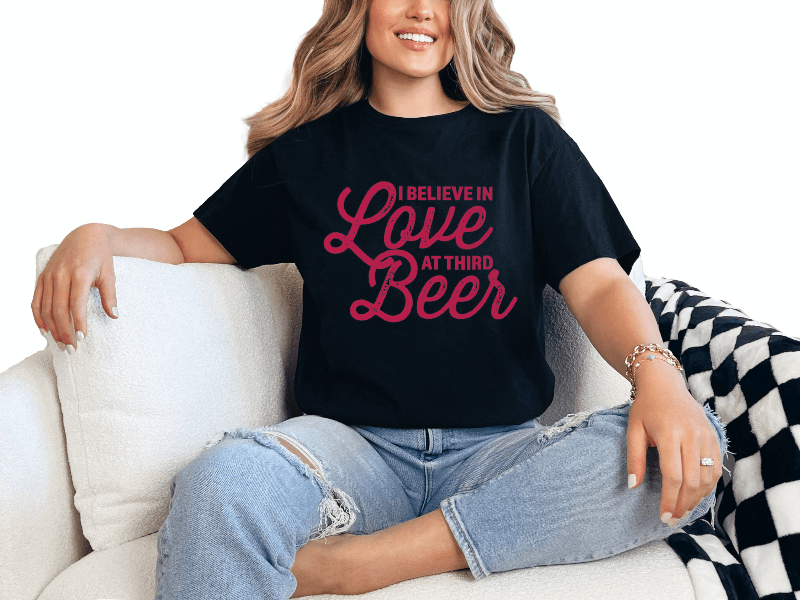 T-Shirt Black / S Love At Third Tee