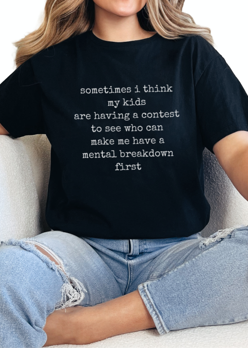 T-Shirt Black / S Mental Breakdown Tee