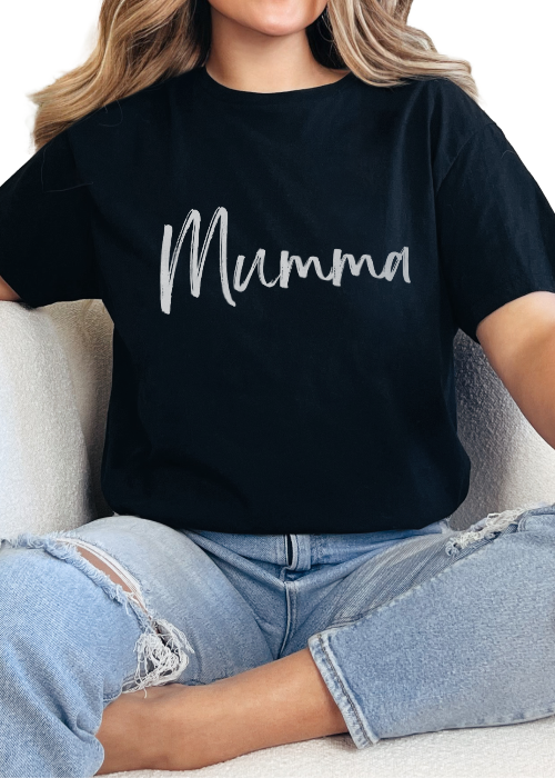 T-Shirt Black / S Mumma Tee