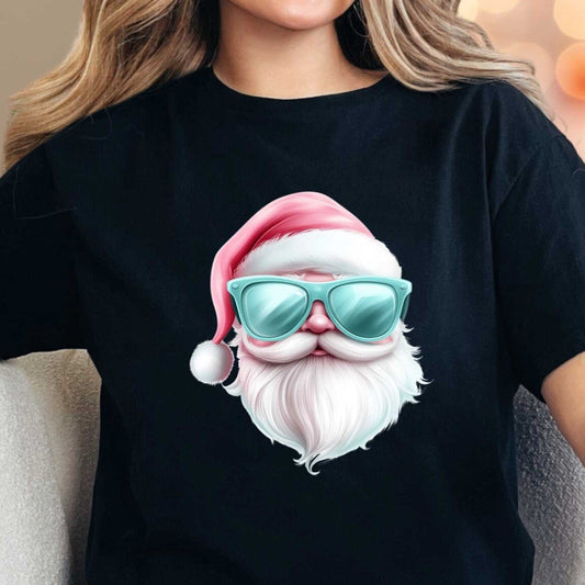 T-Shirt Black / S Pastel Santa Claus Tee
