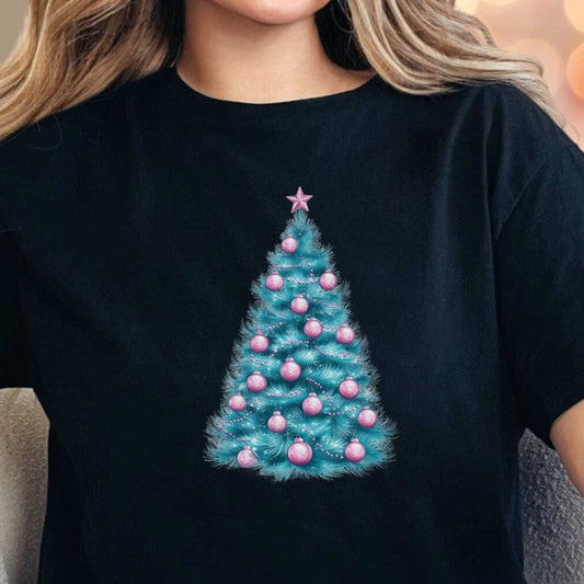 T-Shirt Black / S Pastel Tree Tee