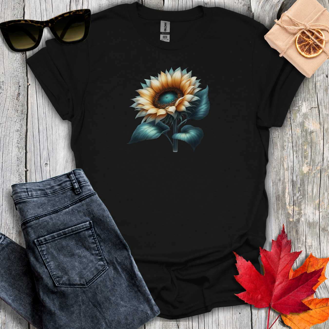 T-Shirt Black / S Sunflower Tee