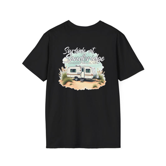 T-Shirt Black / S Surfside at Sandbridge Camper Image Tee
