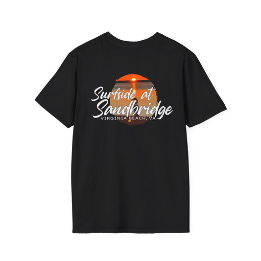 T-Shirt Black / S Surfside at Sandbridge Circle Image Tee