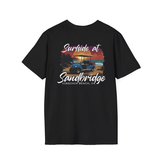 T-Shirt Black / S Surfside at Sandbridge Golf Cart Tee