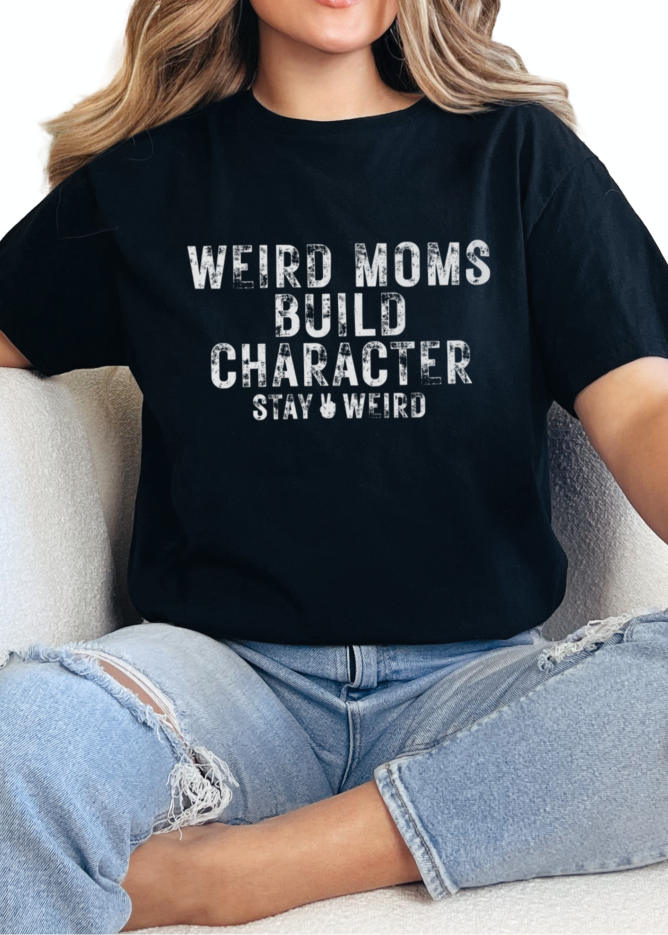 T-Shirt Black / S Weird Moms Tee