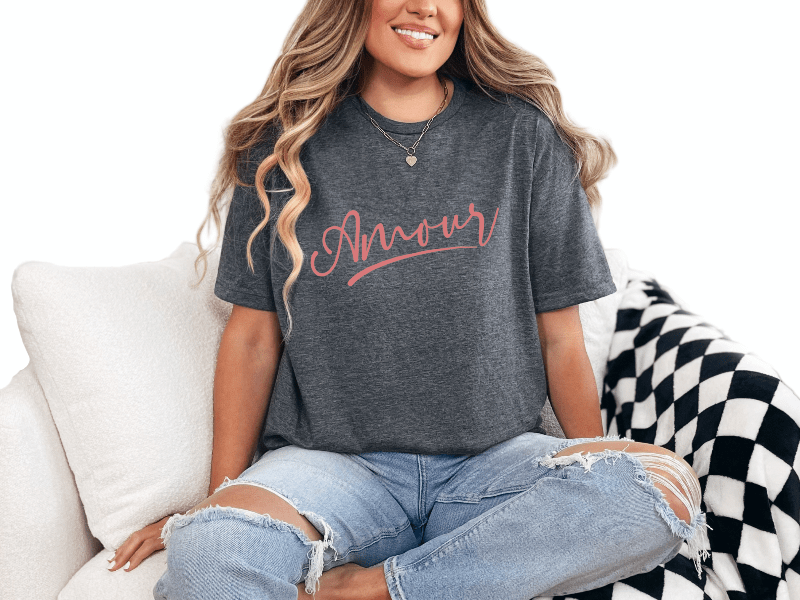 T-Shirt Dark Heather / S Amour Tee